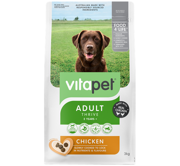 VitaPet Adult Dog Food Chicken - Front